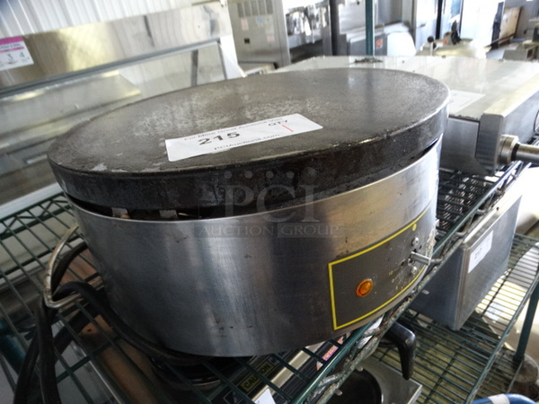 GREAT! Equipex Model 350FE Stainless Steel Commercial Countertop Crepe Machine. 120 Volts, 1 Phase. 18x14x7. Tested and Working! - Image 3 of 5