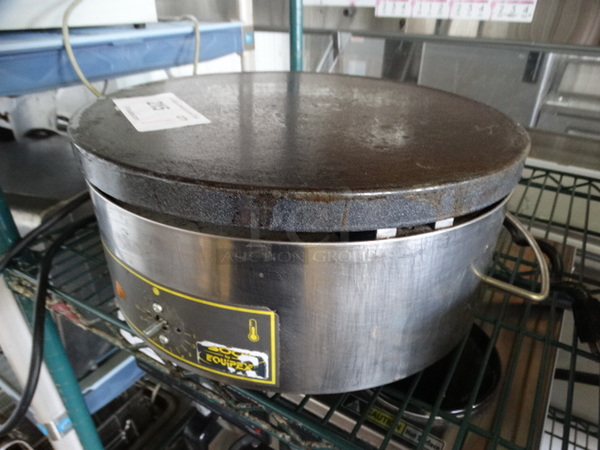 GREAT! Equipex Model 350FE Stainless Steel Commercial Countertop Crepe Machine. 120 Volts, 1 Phase. 18x14x7. Tested and Working! - Image 4 of 5
