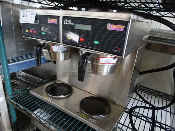 NICE! Curtis Model ALP4GT15A020 Stainless Steel Commercial Countertop Dual Coffee Machine w/ 2 Metal Brew Baskets. 220 Volts, 1 Phase. 18x17x17 - Image 2 of 6