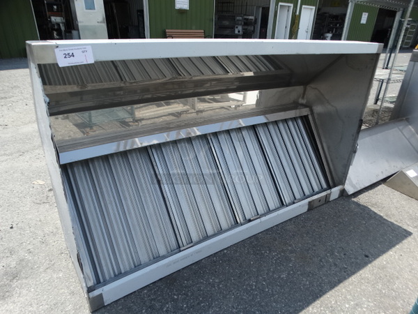 WOW! 6' Stainless Steel Commercial Grease Hood w/ Filters. 72x42x20