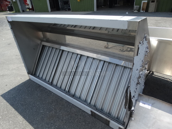 WOW! 6' Stainless Steel Commercial Grease Hood w/ Filters. 72x42x20 - Image 3 of 5