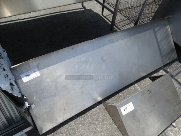 Stainless Steel Shelf w/ Wall Mount Brackets. 60x18x17 - Image 2 of 4