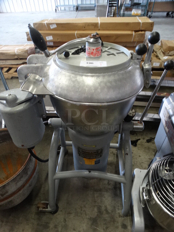AMAZING! Hobart Model VCM25 Stainless Steel Commercial Floor Style Vertical Cutter Mixer. 208 Volts, 3 Phase. 32x21x42
