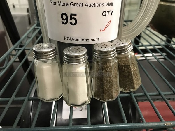 ALL ONE MONEY! Lot of Various Items In Clear Poly Pitcher and 4 Salt and Pepper Shakers! 7x5x8, 1.5x1.5x2.75 - Image 4 of 4