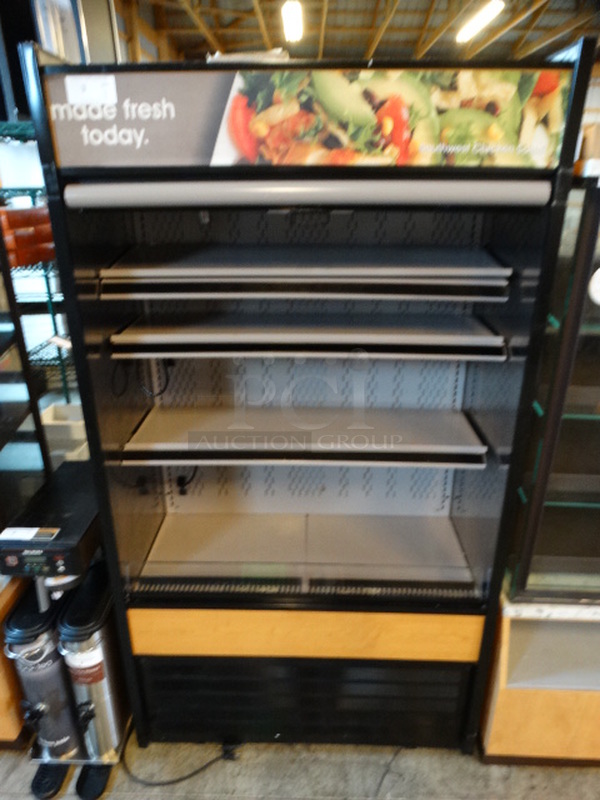 GREAT! Structural Concepts Oasis Model B42 Stainless Steel Commercial Open Grab N Go Merchandiser Display Case. 120 Volts, 1 Phase. 46x24x83. Cannot Test Due To Plug Style 