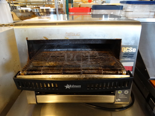 NICE! Star Holman Model QCSE-3-95HC Stainless Steel Commercial Countertop Conveyor Toaster. 208 Volts, 1 Phase. 18.5x22x16