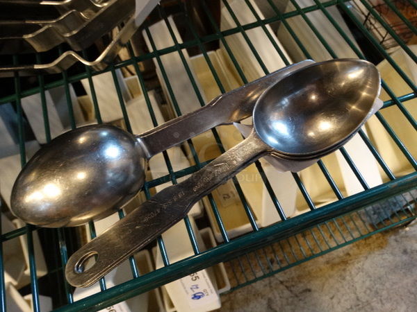 8 Vollrath Stainless Steel Spoons. 9