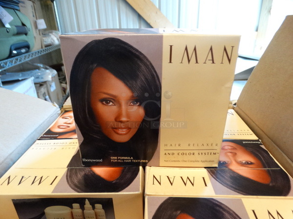 ALL ONE MONEY! Lot of Iman Hair Relaxer and Color System! 
