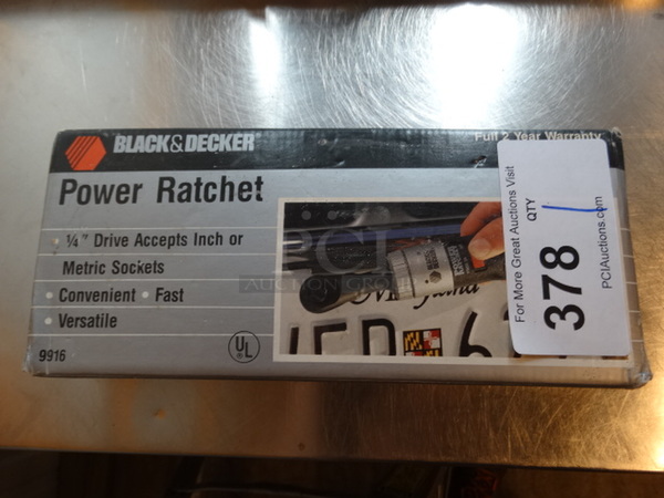 BRAND NEW IN BOX! Black & Decker Power Ratchet. 10