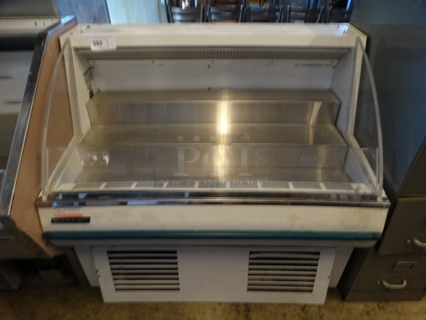 GREAT! Master Bilt Stainless Steel Commercial Floor Style Grab N Go Open Merchandiser Display Case. 48x33x42. Cannot Test Due To Plug Style 