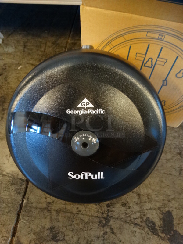 5 BRAND NEW IN BOX! Georgia Pacific SofPull Poly Wall Mount Toilet Paper Dispensers. 10.5x6.5x10.5. 5 Times Your Bid!