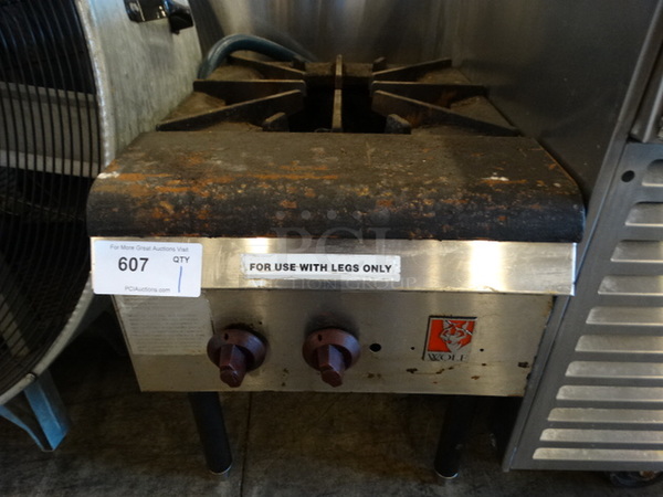 NICE! Wolf Stainless Steel Commercial Countertop Gas Powered Stock Pot Range. 18x26x24