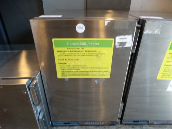 GREAT! Follett Stainless Steel Commercial Countertop Mini Freezer. 18.5x22x28. Tested and Working!