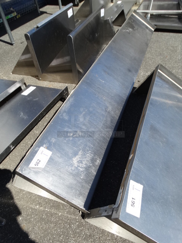 Stainless Steel Commercial Shelf. 80x12x10