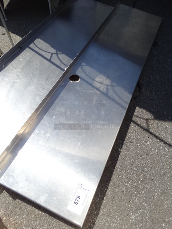 Stainless Steel Shelf. 59x14x4.5
