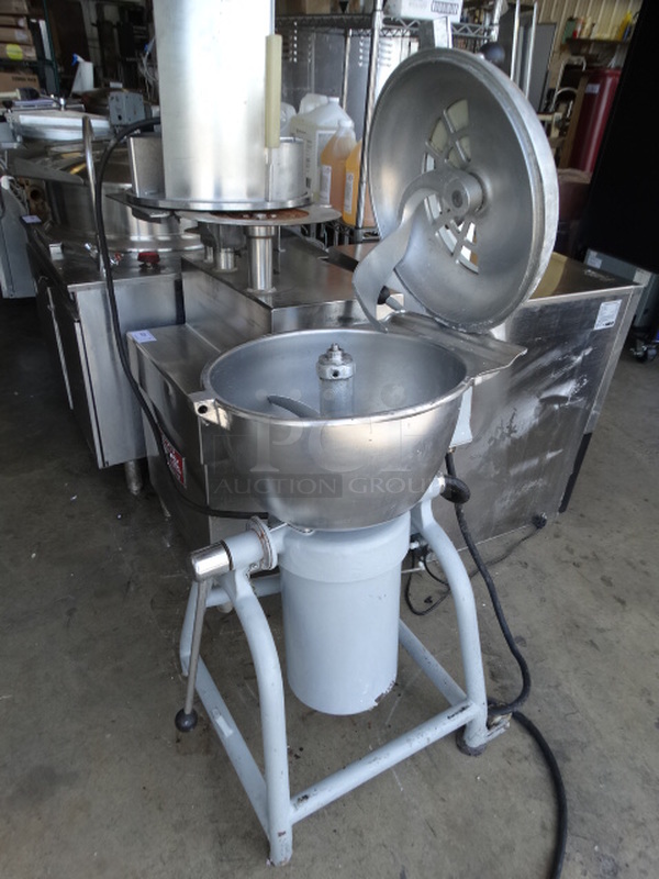 WOW! Hobart Model VCM25 Stainless Steel Commercial Floor Style Vertical Cutter Mixer. 208 Volts, 3 Phase. 21x29x44