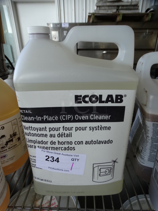Ecolab Clean In Place Oven Cleaner. 8x6x14
