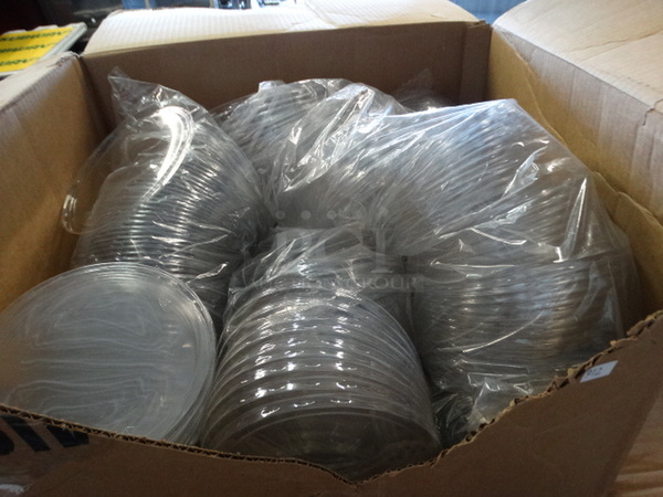 ALL ONE MONEY! Lot of Plastic Clear Round Lids!