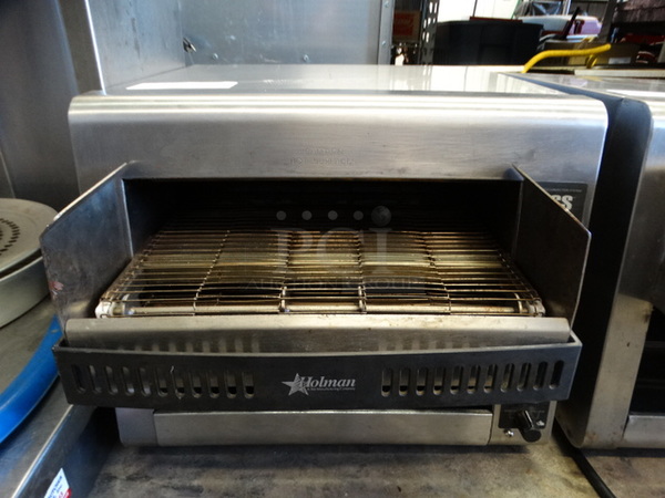 GREAT! Star Holman Model QCS-3-95ARB Stainless Steel Commercial Countertop Electric Powered Conveyor Oven. 240 Volts, 1 Phase. 19x22x16