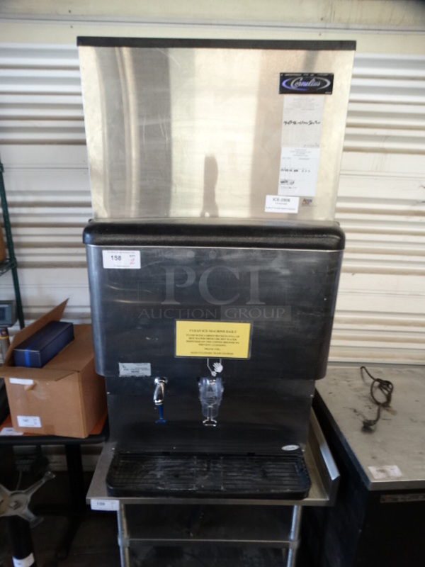 2 SWEET! Items; Cornelius Model CCM0430WH1 Stainless Steel Commercial Ice Machine Head and Cornelius Model ED250 Stainless Steel Commercial Hotel Ice Dispenser. 115 Volts, 1 Phase. 30x30x58. 2 Times Your Bid! Makes One Unit