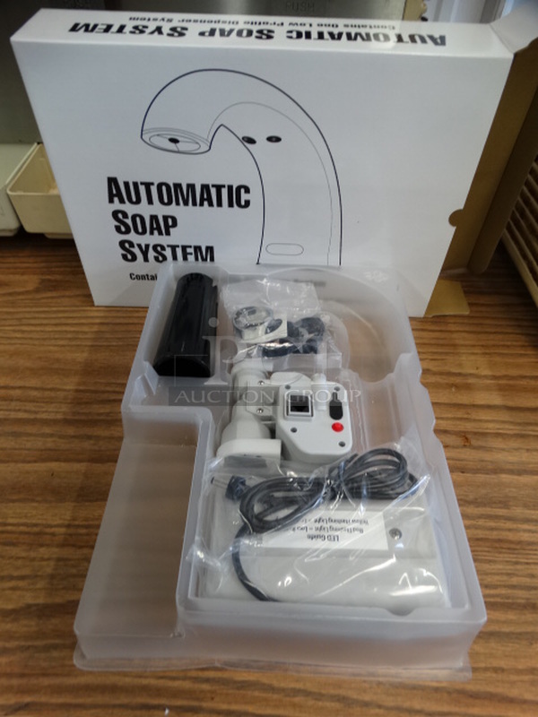 BRAND NEW IN BOX! OneShot Auto Soap Dispensing System. Missing Faucet