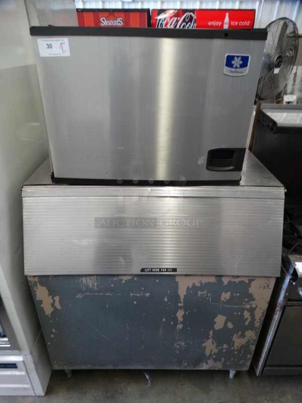 2 AMAZING! Items; 2013 Manitowoc Stainless Steel Commercial Ice Machine Head and Metal Commercial Ice Machine Bin. 208-230 Volts, 1 Phase. 42x32x70. 2 Times Your Bid! Makes One Unit