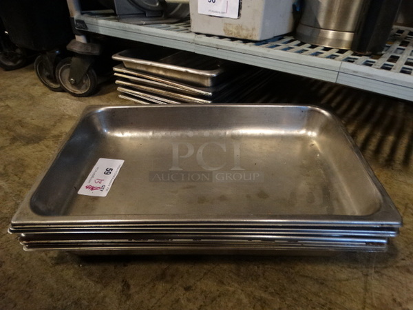 13 Stainless Steel Full Size Drop In Bins. 1/1x2. 13 Times Your Bid!