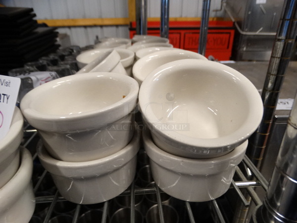 30 White Ceramic Bowls. 3x3x1.5. 30 Times Your Bid!