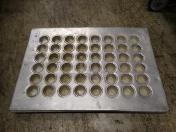 3 Metal 48 Cup Muffin Pans. 18x26x1. 3 Times Your Bid!