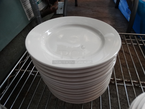 15 White Ceramic Plates. 6.5x6.5x1. 15 Times Your Bid!