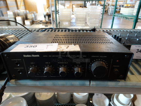 Radio Shack Model MPA-30 PA Amplifier. 11.5x8x4