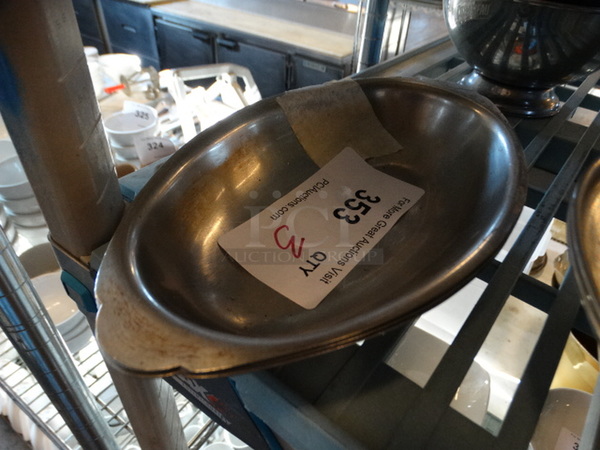 3 Metal Single Casserole Dishes. 9x5x1.5. 3 Times Your Bid!