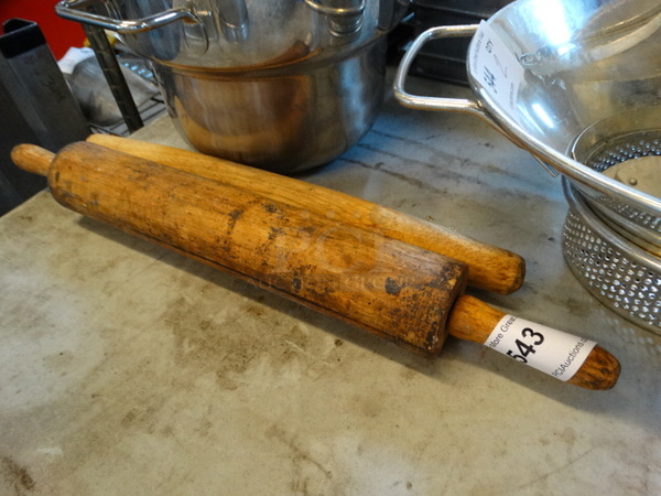 2 Wooden Rolling Pins. 18