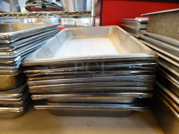 20 Stainless Steel Full Size Drop In Bins. 1/1x2. 20 Times Your Bid!