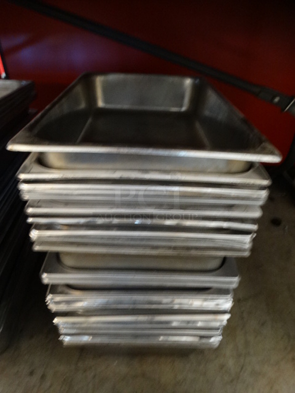 32 Stainless Steel Full Size Drop In Bins. 1/1x4. 32 Times Your Bid!