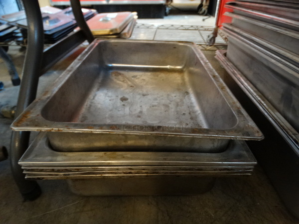 5 Stainless Steel Full Size Drop In Bins. 1/1x4. 5 Times Your Bid!