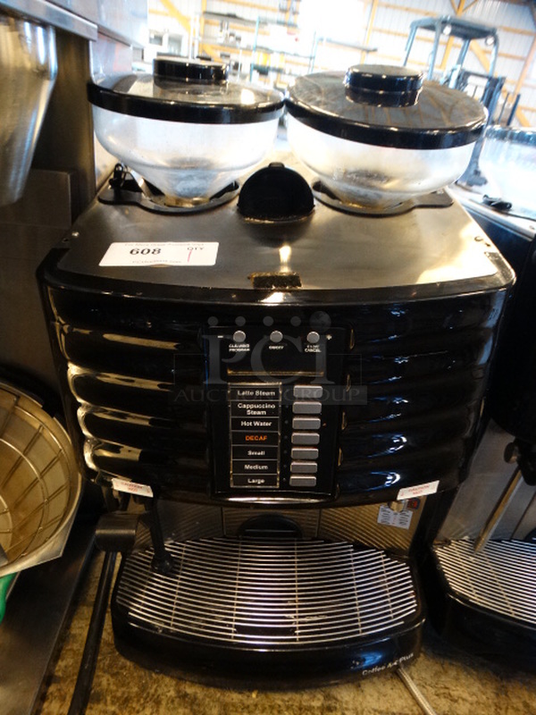 FANTASTIC! Schaerer Model SCA1 Coffee Art Plus Automatic Coffee Machine w/ 2 Hopper Bean Grinders and Steam Wand. 200-220 Volts. 16x18x28