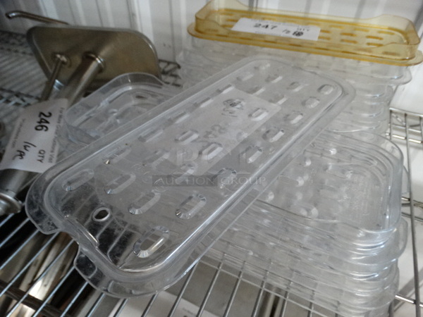 12 Poly 1/3 Size Drop In Bin Straining Inserts. 12 Times Your Bid! - Image 1 of 3