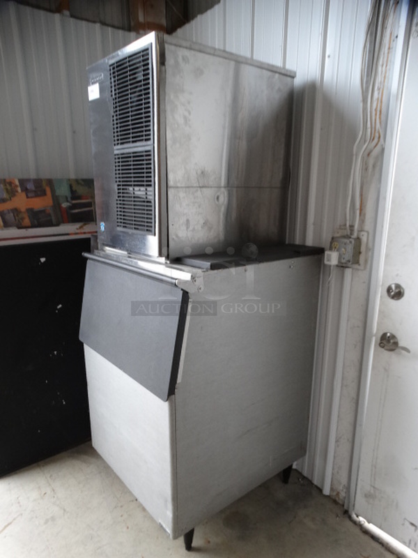 2 GREAT! Items; Hoshizaki Model KM-515MAJ Stainless Steel Commercial Ice Machine Head and Commercial Ice Machine Bin. 115 Volts, 1 Phase. 31x33x77. 2 Times Your Bid! Makes One Unit - Image 7 of 8