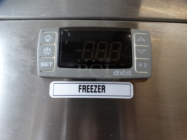 SWEET! Randell Model 2020F Stainless Steel Commercial 2 Door Reach In Freezer on Commercial Casters. 115 Volts, 1 Phase. 55x34x80. Could Not Test Due To Plug Style - Image 4 of 8