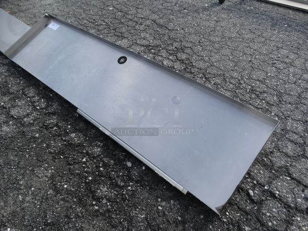 Stainless Steel Shelf. 72x18x10 - Image 1 of 4