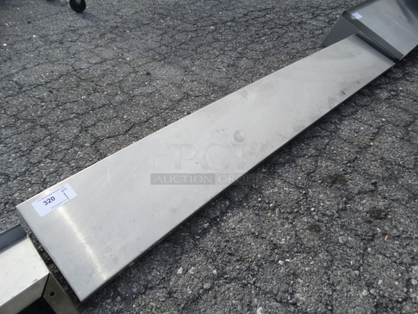 Stainless Steel Shelf. 79x12x6 - Image 1 of 5