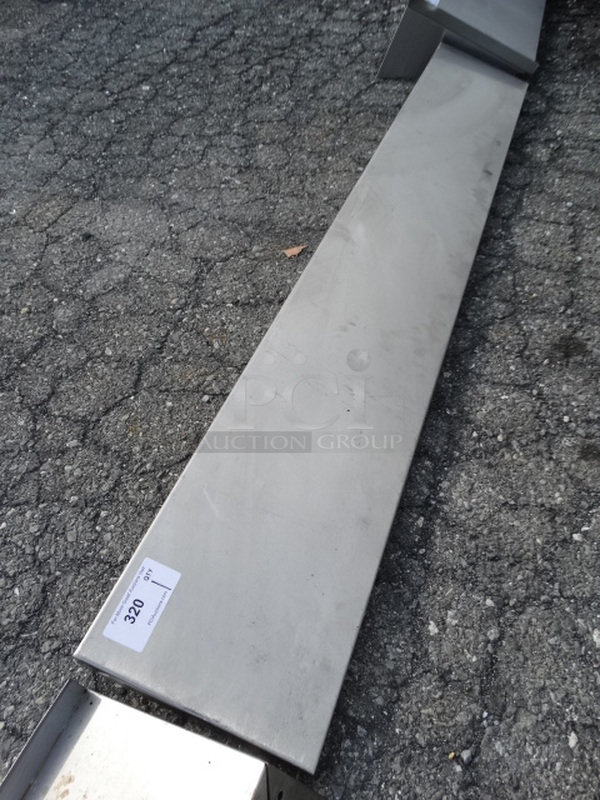 Stainless Steel Shelf. 79x12x6 - Image 2 of 5