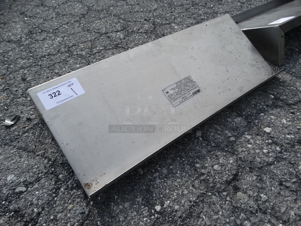 Stainless Steel Shelf. 30x12x6 - Image 1 of 4