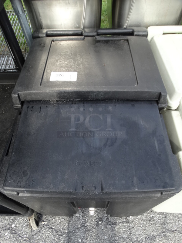 Cambro Black Poly Bin on Commercial Casters. 23x32x29 - Image 4 of 5