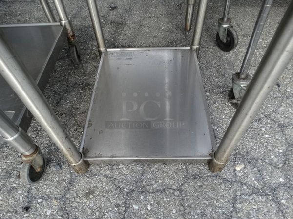 Stainless Steel Commercial Table w/ Backsplash and Undershelf. 24x30x34 - Image 5 of 5