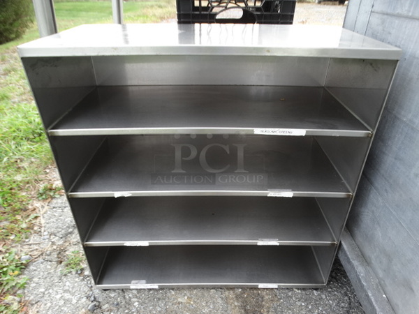 Stainless Steel 4 Tier Shelf.  - Image 1 of 3