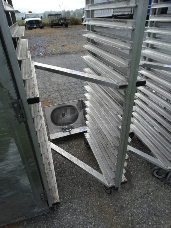 Metal Commercial Pan Transport Rack on Commercial Casters. 20.5x27x70 - Image 4 of 4