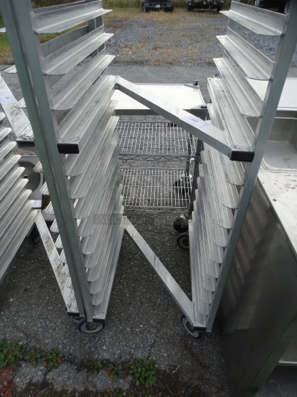 Metal Commercial Pan Transport Rack on Commercial Casters. 20.5x27x70 - Image 5 of 5