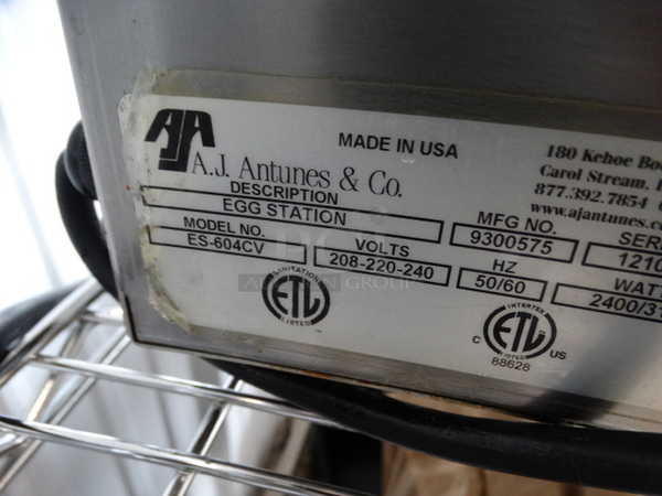 NICE! Roundup Model ES-604CV tainless Steel Commercial Countertop Egg Station. 208-220-240 Volts. 19x18x10 - Image 7 of 7